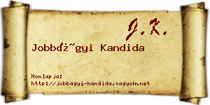 Jobbágyi Kandida névjegykártya